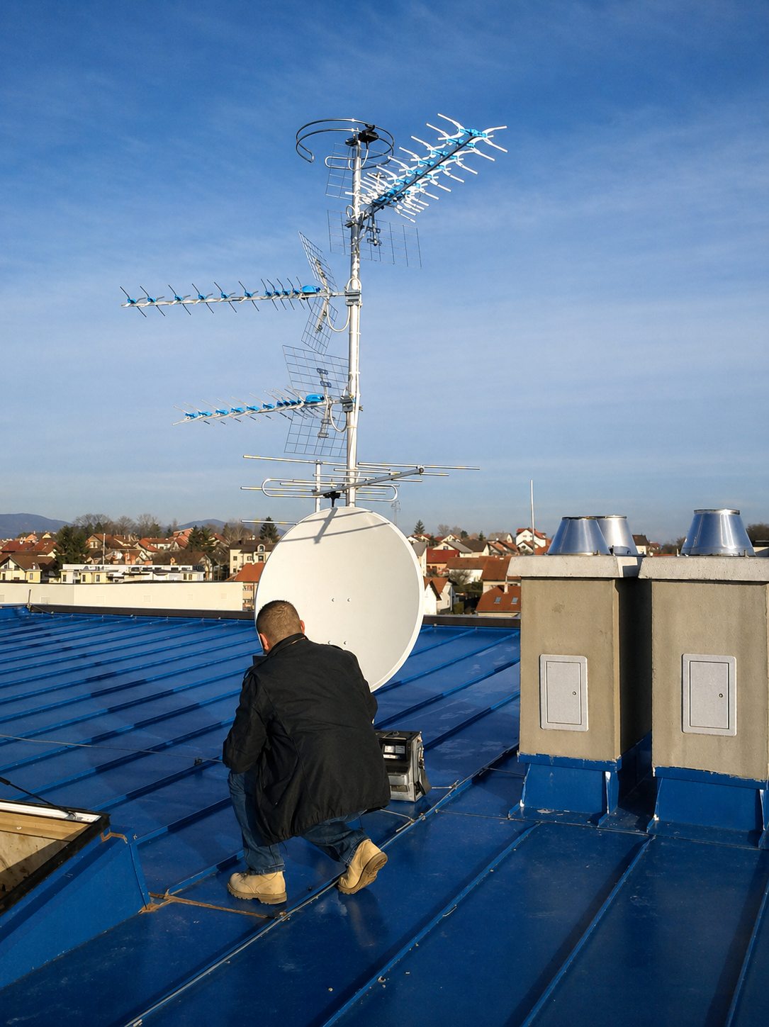 Antenski sustav na objektu
